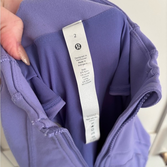 Lululemon Define Dress Purple Athletic Mini Dress Size 2 - Picture 5 of 5
